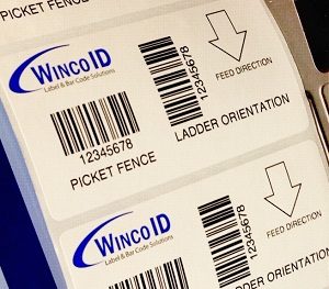 label with barcode